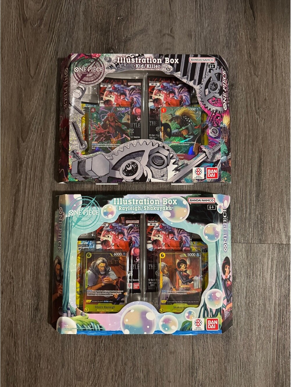 One Piece TCG- Illustration Box Vol 7 & Vol 8 Set- OP15-EB04 & OP16- NEW/SEALED